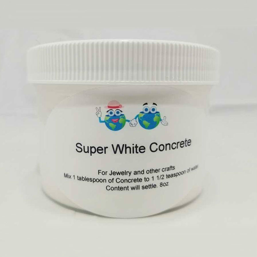 Super White Concrete for Jewelry