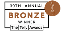 39th Annual Telly Awards Bronze Winner