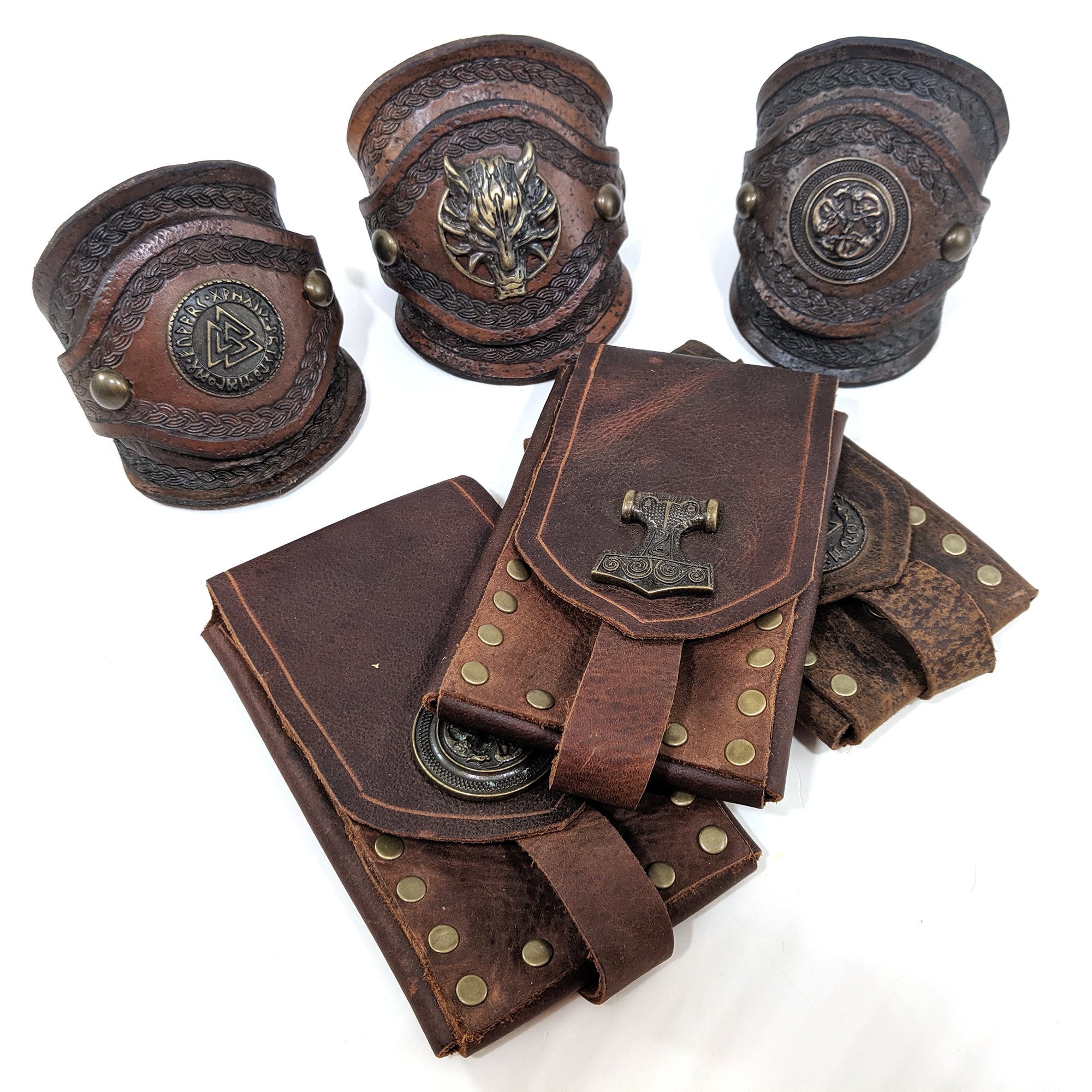 NIGHT OWL SERIES:How to Make Leather Bracelets and Phone Wallets! with  Joshua Von War-Bear