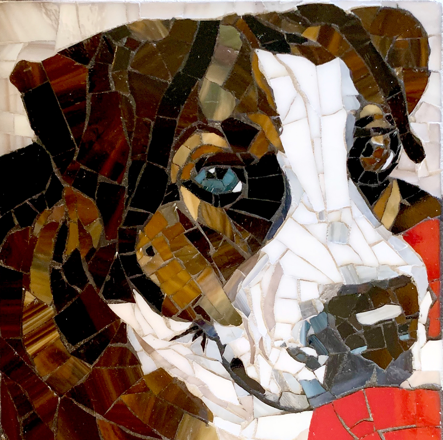 How to Make a Glass on Glass Mosaic Pet Portrait