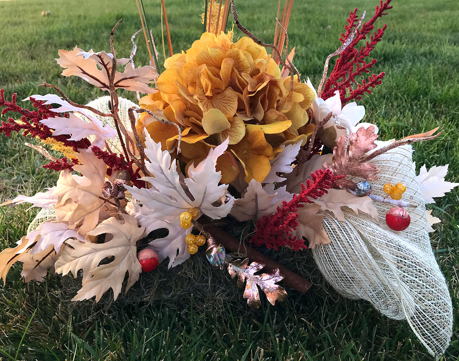 NIGHT OWL SERIES: Copper Harvest Bouquet with Electroform Accents! with Asia Raine