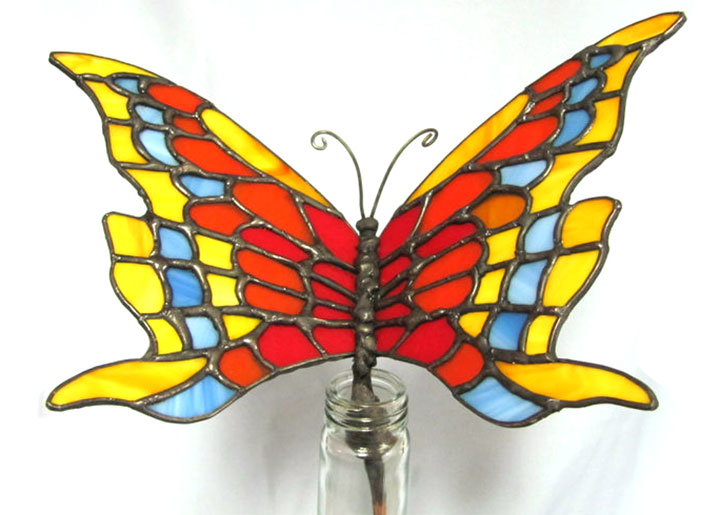 How to Make Stained Glass Garden Art! LIVE w/ Cheryl Peterson