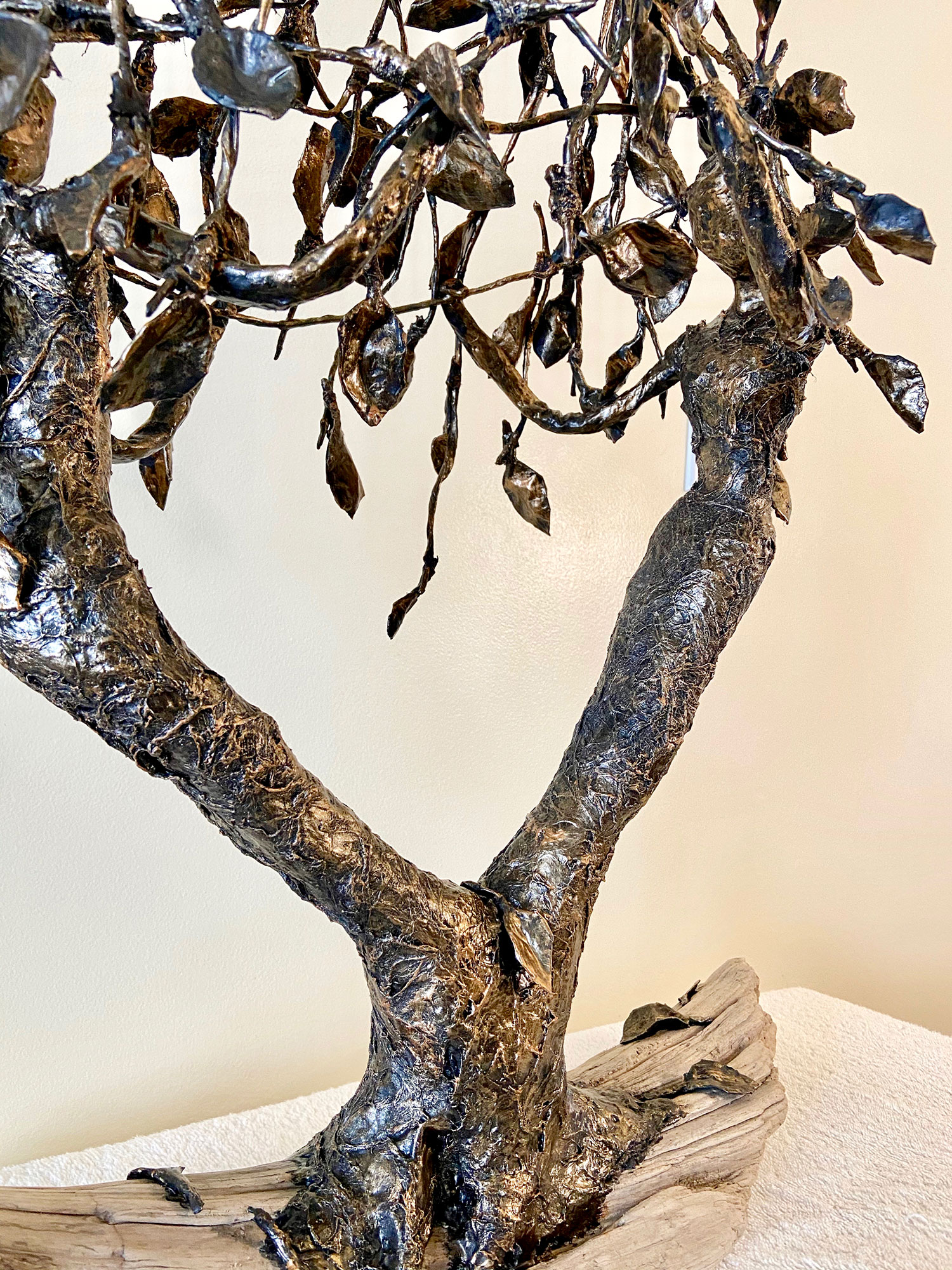 How to Make a Tree of Life with Textile Fabric Hardener! LIVE with Brenda Topley