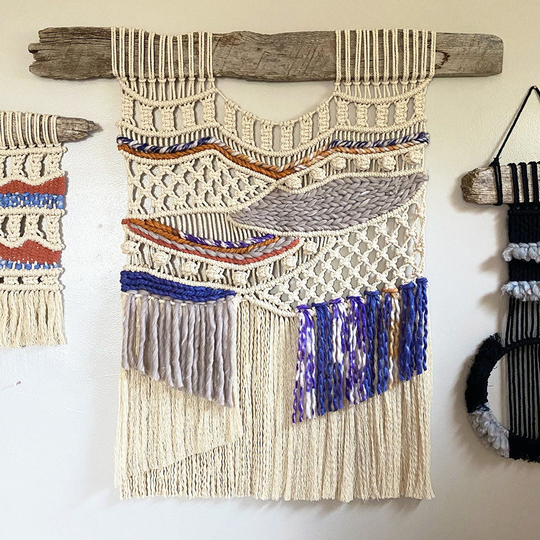 The Basics of Macrame and Macra-Weave Wall Hanging Decor! LIVE with Becca Dye