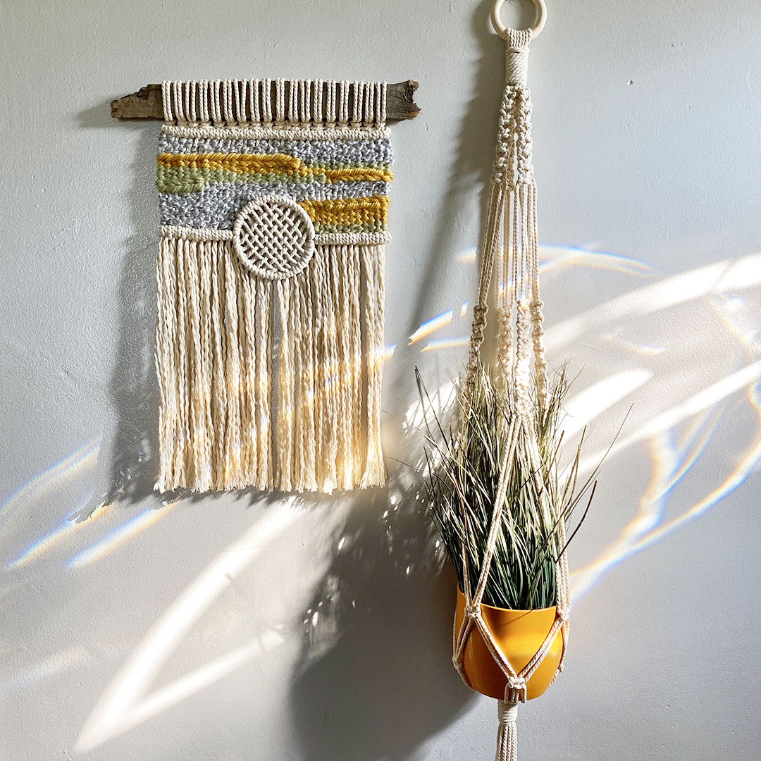 The Basics of Macrame and Macra-Weave Wall Hanging Decor! LIVE with Becca Dye