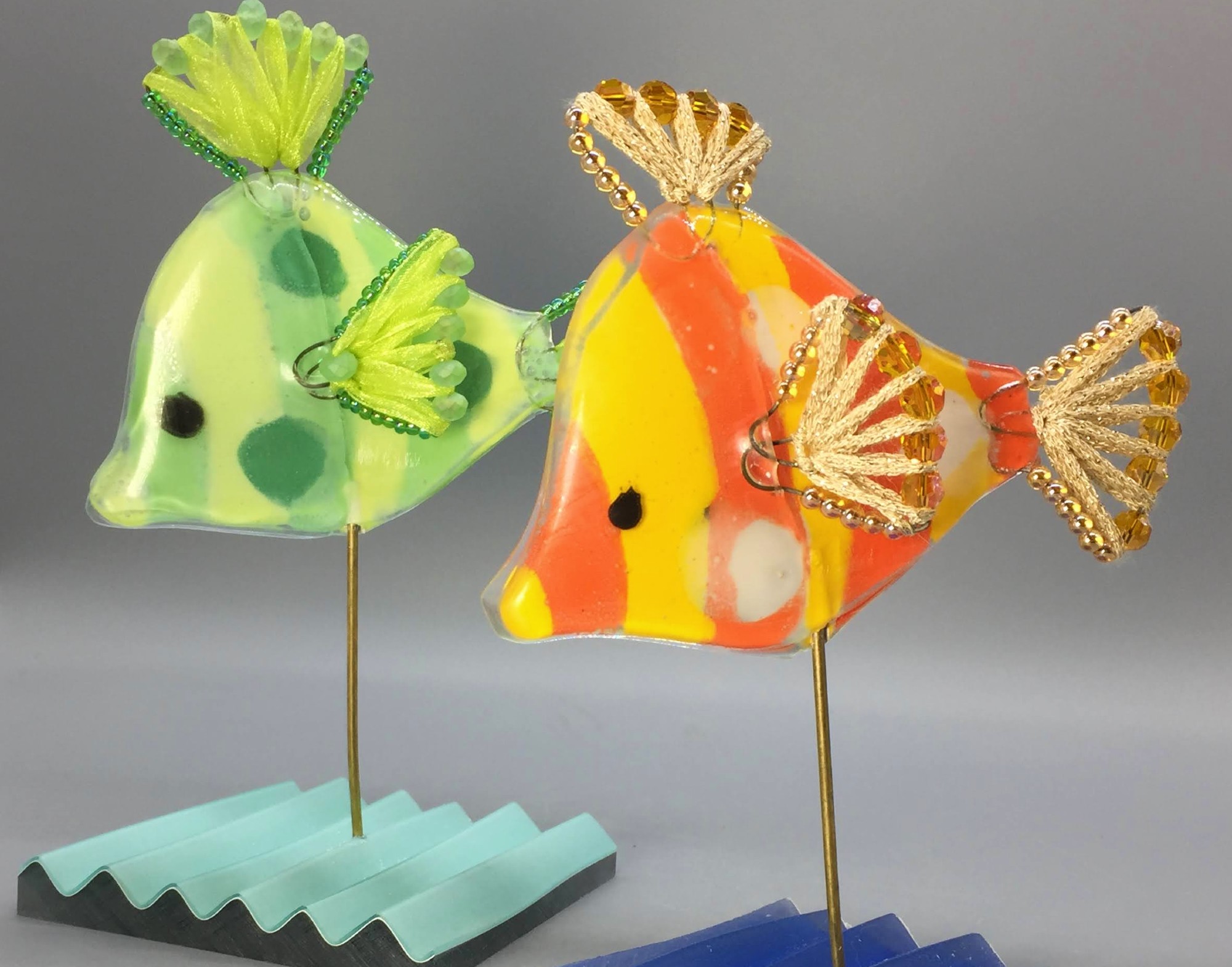 Fused Glass and Fiber Fusion - Wildlife Edition
