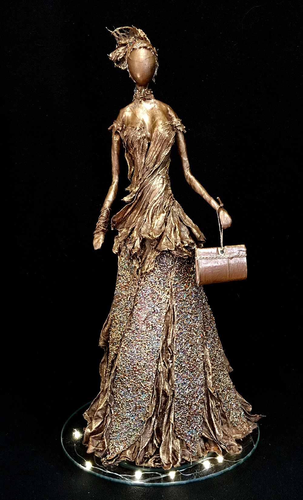 How to Create a Mixed-Media Ballgown Lady Sculpture! LIVE w/ Lise St.Cyr