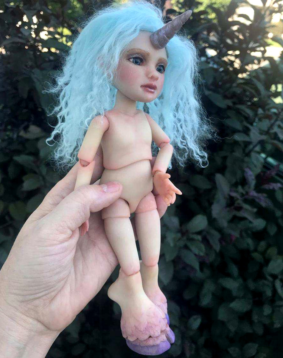 ﻿How to Sculpt a Unicorn Girl Ball-Jointed Doll! LIVE with Apryl Jensen