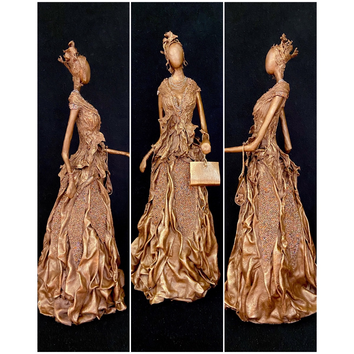 How to Create a Mixed-Media Ballgown Lady Sculpture! LIVE with Lise St-Cyr
