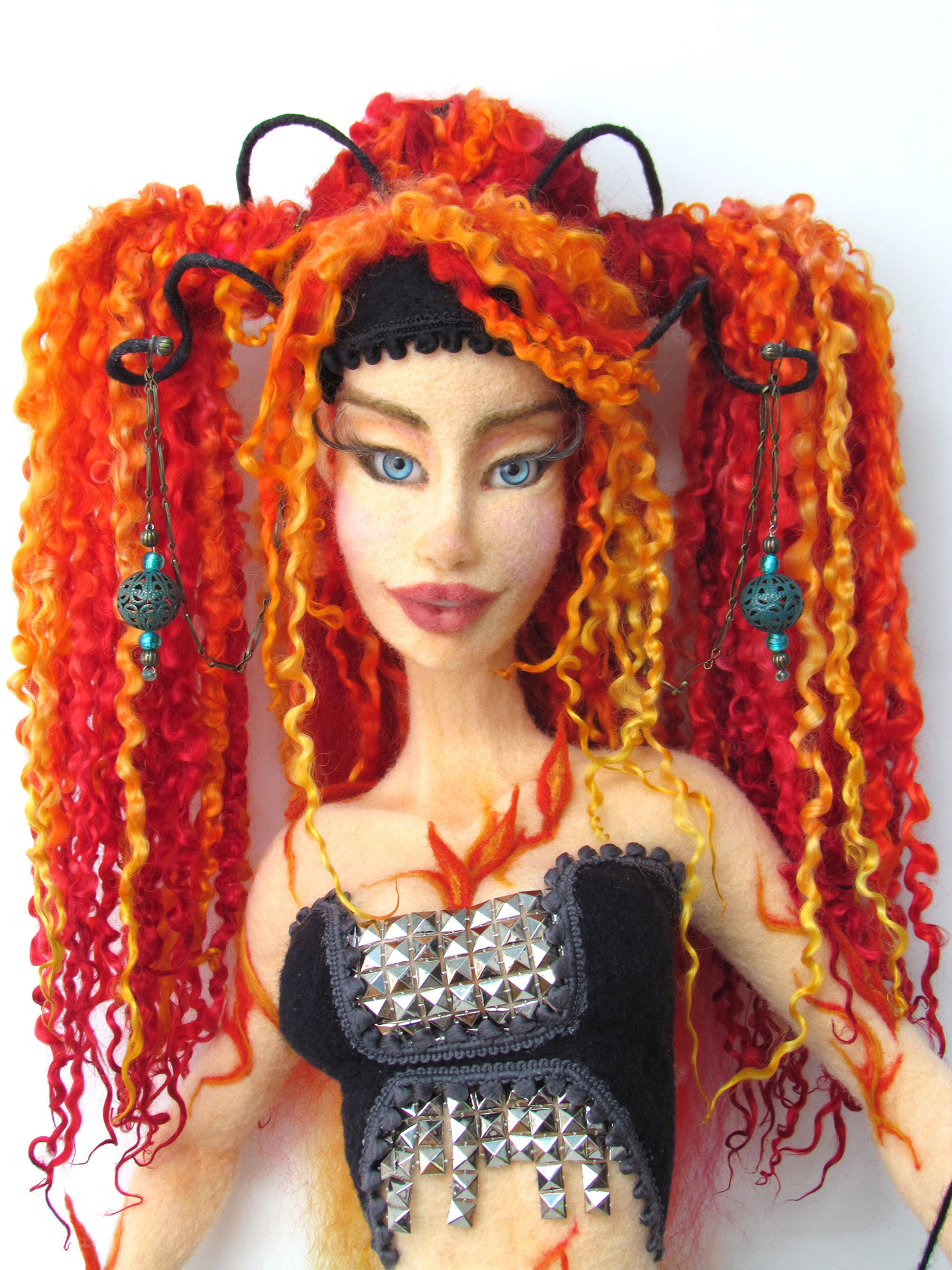 Create a 10 inch Pose-able Needle Felt Doll - Marie Antoinette Shabby Chic Style! w/ Colleen Spies