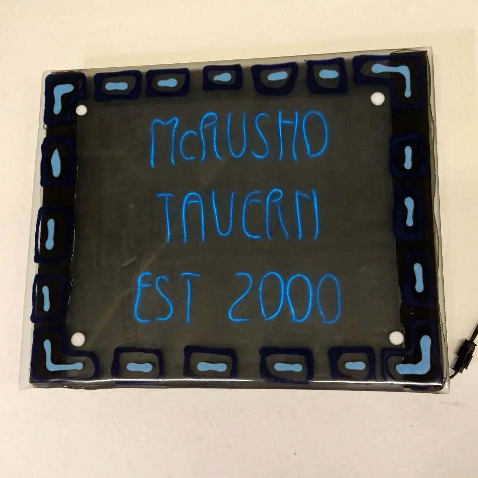Sign On Faux Neon and Other Fused Glass Sign Techniques! LIVE w/ Jodi McRaney-Rusho