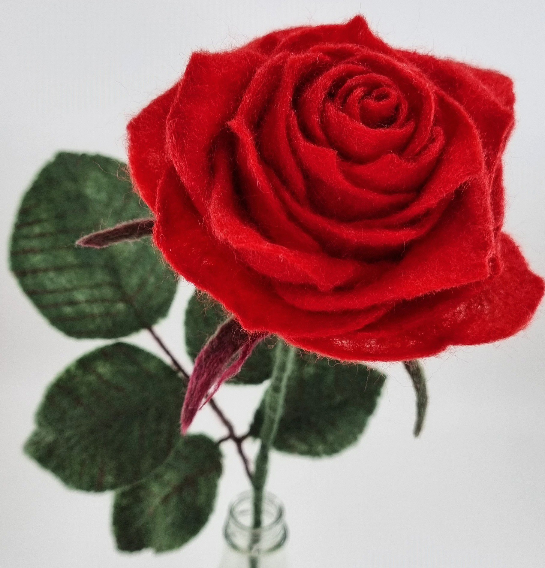 How to Make a Realistic Needle Felted Rose﻿! LIVE with Tjarda van der Dussen