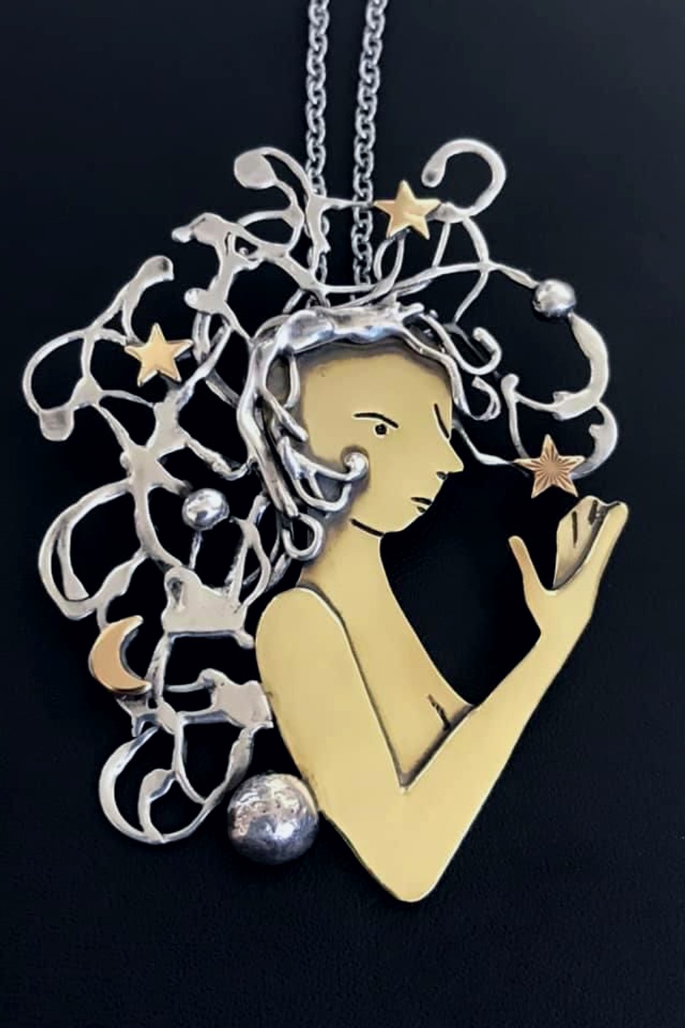 SMALL BITES SERIES: Fused Sterling Wisp Spirit Pendant! LIVE with Nik Kienitz