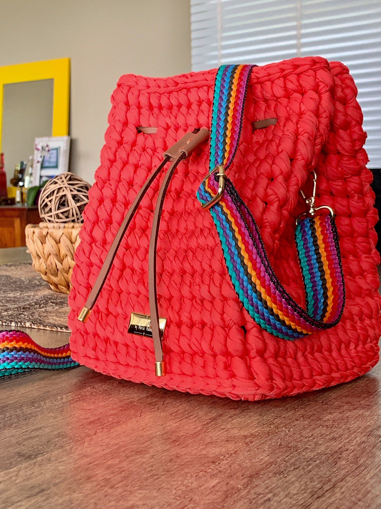 SMALL BITES SERIES: ﻿How to Make a Crochet Crossbody Purse! LIVE with Márcia Mallmann
