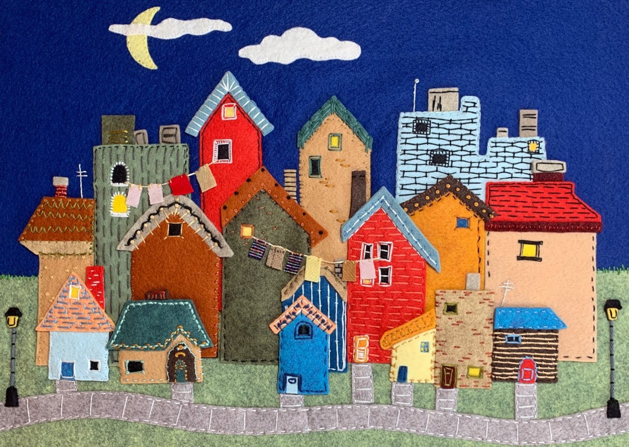 Creating Fiber Wall Art with Felt Appliqué! LIVE with Paulette Morrissey