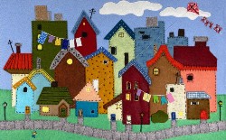 Creating Fiber Wall Art with Felt Appliqué
