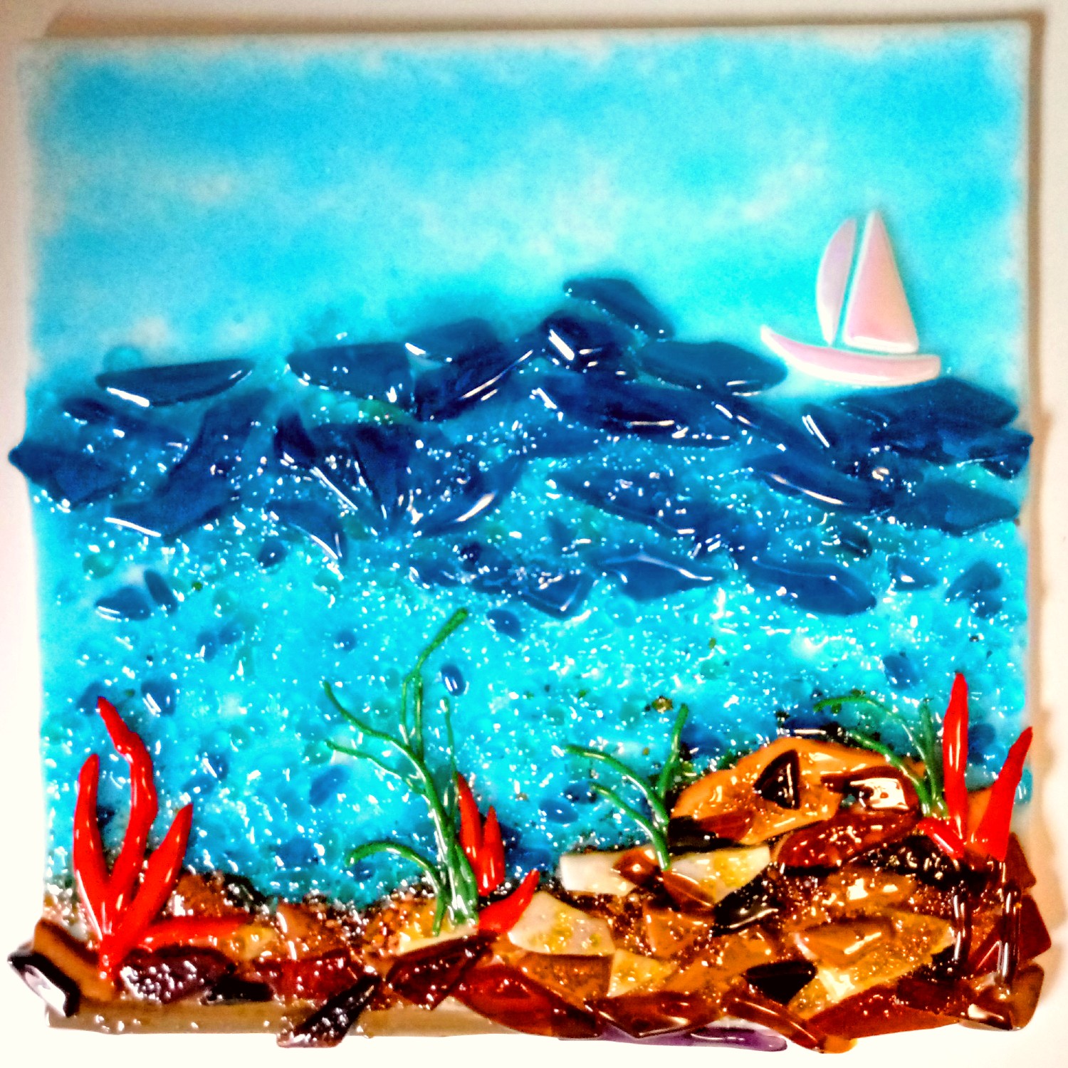 Fast Track: Creating a Fused Glass Underwater Scene! LIVE w/ Kat Huddleston